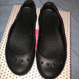 CROCS - Size 10 black flats